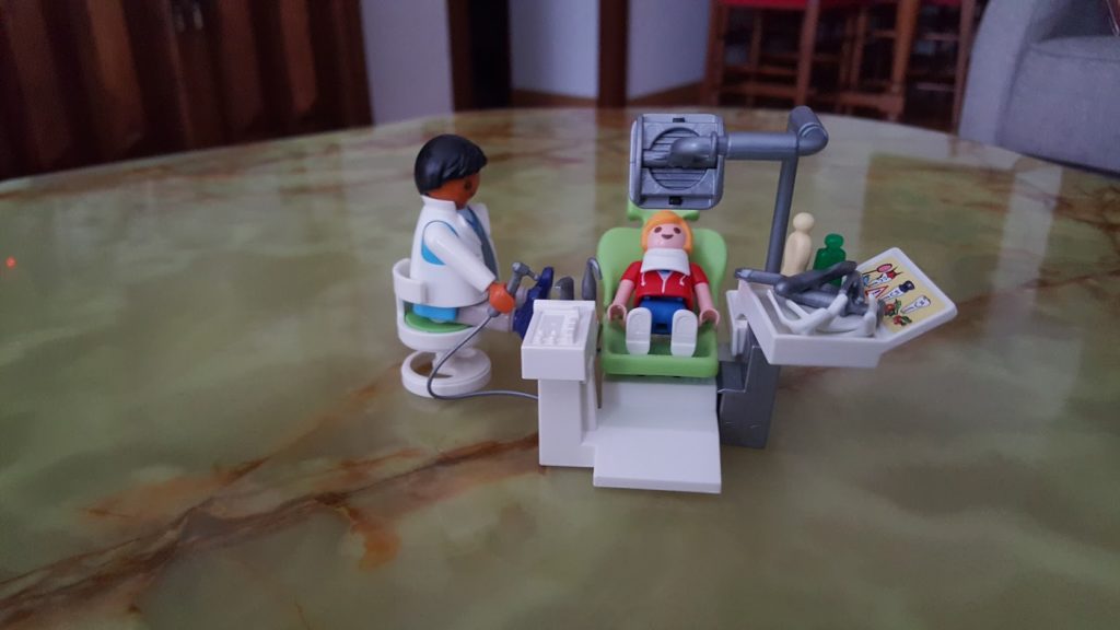 Set de clicks de Playmobil, en la clínica